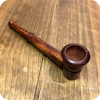 Small Simple Tan Wooden Pipe