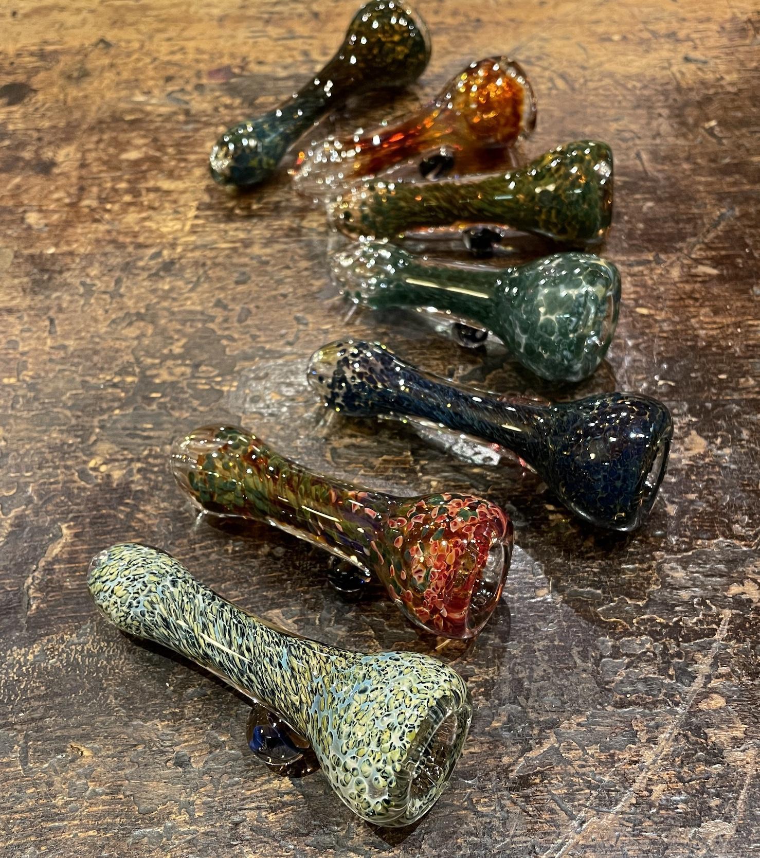 Large Colorful Glass Chillum Sunflower Pipes Brooklyn’s Best Smoke Shop