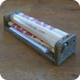 2 PCS AUTHENTIC RAW HEMP ROLLING PAPER MACHINES HAND ROLLER 110mm KING SIZE 