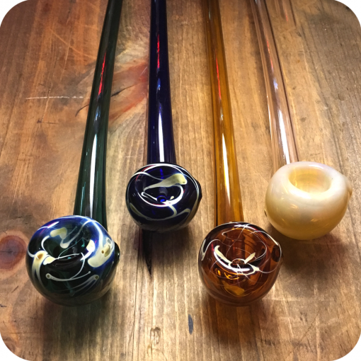 Colorful Glass Gandalf Pipes