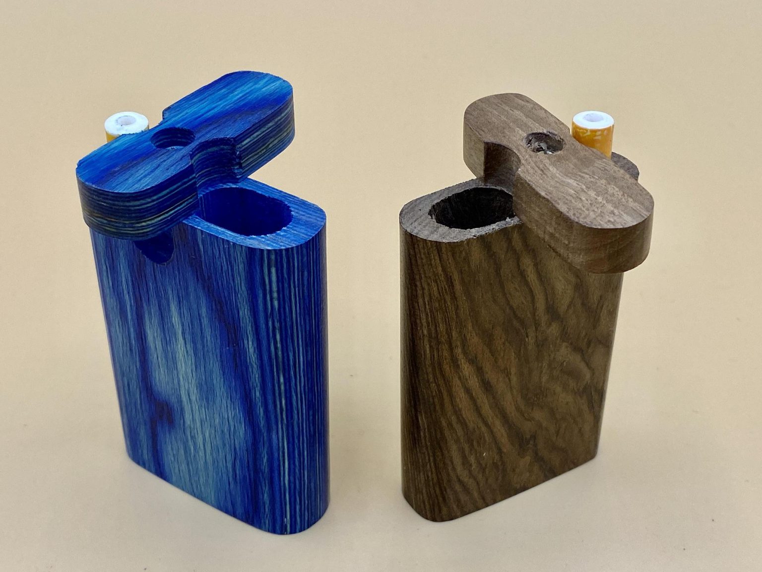 Short and Sleek Wooden Dugout Sunflower Pipes Brooklyn’s Best Smoke Shop