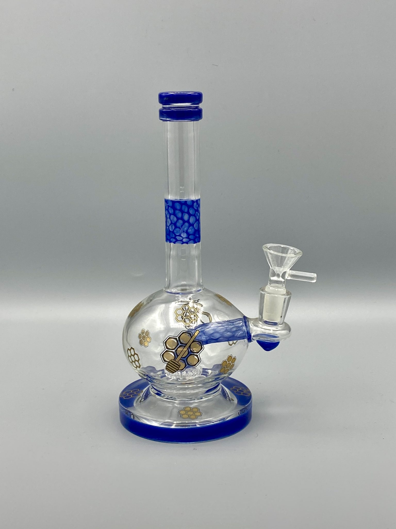 Honey Comb Blue Water Pipe Sunflower Pipes Brooklyn’s Best Smoke Shop