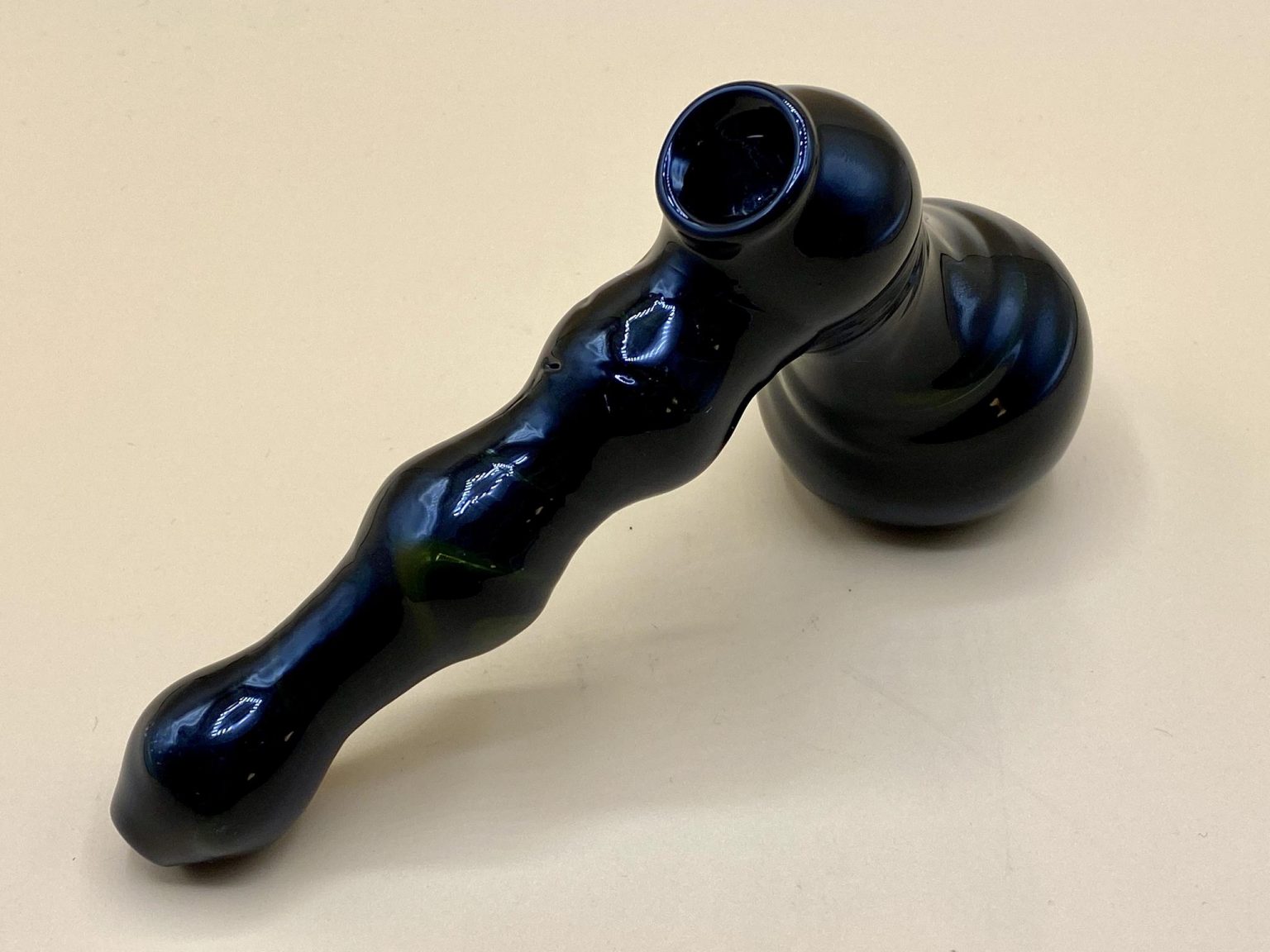 Jet Black Water Hammer Sunflower Pipes Brooklyn’s Best Smoke Shop