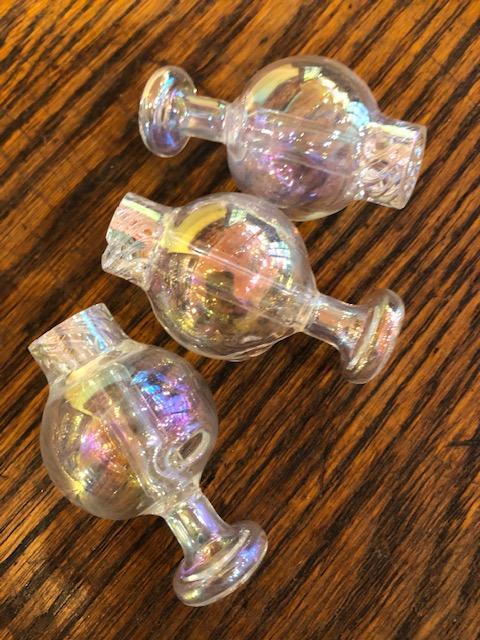 Iridescent Spinner Carb Cap - Sunflower Pipes Brooklyn's Best Smoke Shop