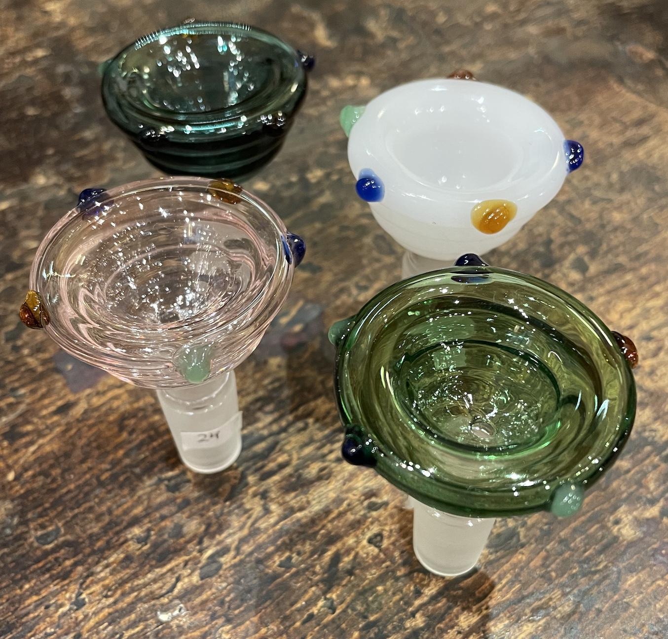 Chunky Glass Bowl w/ Built-in Screen - Sunflower Pipes Brooklyn's Best  Smoke Shop